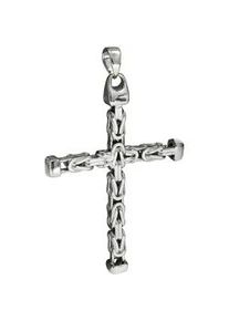 Kettenanh&auml;nger Firetti "Schmuck Geschenk Silber 925 Halsschmuck Anh&auml;nger Kreuz", silber (silberfarben), Schmuckanh&auml;nger, Herren, Silber 925 (Sterlingsilber), 16,1 g, Kettenanh&auml;nger, Made in Germany