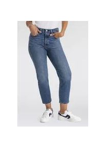 Levi's 7/8-Jeans LEVI'S "501 Crop", Damen, Gr. 29, L&auml;nge 26, blau (erin can't wait stretch), Denim/Jeans, Obermaterial: 99% Baumwolle, 1% Elasthan, figurbetont 7/8-L&auml;nge, Jeans, 501 Collection, 5-Pocket-Style
