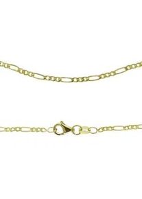 Collierkettchen Firetti "Schmuck Geschenk Gold 333 oder 585 Figarokettengl. in mehreren Breiten" Gr. 50, gold (gelbgoldfarben), Halsketten, Damen, 50, Gelbgold 585, B: 2mm, Made in Germany, B:2mm