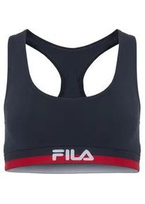 Bustier Fila, Damen, Gr. S, N-Gr, blau (navy), Jersey, Obermaterial: 95% Baumwolle, 5% Elasthan, bedruckt, unifarben mit Farbeinsatz, Basic, Basic, BHs Bustier, mit elastischem Unterbrustband mit Logoschriftzug