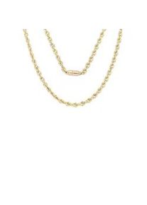 Goldkette Firetti "Schmuck Geschenk Gold 585, Kordelkette, Soprano, facettiert" Gr. 45, gold (gelbgoldfarben), Halsketten, Damen, 45, Gelbgold 585, B: 4mm, Goldkette, B:4mm