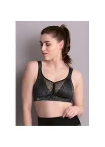 Sport-BH Anita ACTIVE "Air Control Deltapad", Damen, Gr. 75, Cup E, grau (orinoco), Netz, Obermaterial: 49% Polyamid, 39% Polyester, 12% Elasthan, Mesh, Netz, bedruckt, durchscheinend, gemustert, matt, Basic, regular fit, BHs Sport-BH, doppellagige Cups, gepolsterte Tr&auml;ger, mit Print, feminin, weich
