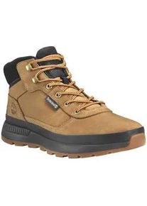 Schn&uuml;rboots Timberland "FIELD TREKKERMID LACE UP SNEAKER", Herren, Gr. 44, gelb (wheat), Leder, Synthetik, Schuhe Schn&uuml;rboots, Winterschuhe, Sneakerboots, Winterboots