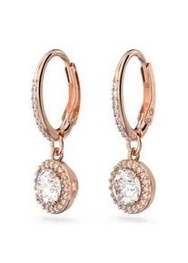 Paar Ohrh&auml;nger Swarovski "Una Angelic Stern", rosa (ros&eacute;goldfarben, kristallwei&szlig;, kristallwei&szlig;), Ohrringe, Damen, Metall, mit Swarovski Kristall