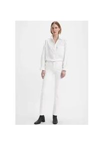 Levi's Gerade Jeans LEVI'S "314 Shaping Straight", Damen, Gr. 26, L&auml;nge 30, wei&szlig; (soft clean wei&szlig;), Denim/Jeans, Obermaterial: 97% Baumwolle, 3% Elasthan, gerade lang, Jeans, mit Stretch, Topseller