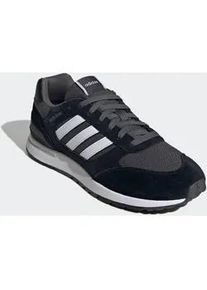 Sneaker Adidas SPORTSWEAR "RUN 80S", Herren, Gr. 43, schwarz-wei&szlig; (core schwarz, cloud wei&szlig;, grau six), Leder, Synthetik, Textil, Schuhe Sneaker