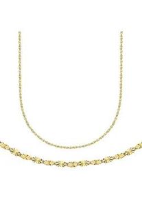 Goldkette Firetti "Schmuck Geschenk Gold 333 Fantasiekette, ca. 2,7 mm breit" Gr. 50, gold (gelbgoldfarben), Halsketten, Damen, 50, Gelbgold 333, B: 2,7mm, Goldkette, Made in Germany, B:2,7mm