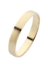 Trauring Firetti "Schmuck Geschenk Gold 375 Hochzeit Ehering Trauring "LIEBE" Gr. 23, gold (gelbgoldfarben), Fingerringe, Damen, 23, ohne Brillant, Gelbgold 585, 5mm, Trauring, Made in Germany, wahlweise mit oder ohne Brillant
