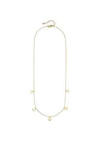 Kette mit Anh&auml;nger Kangaroos "Schmuck Geschenk Silber 925 Halsschmuck Ankerkette Pl&auml;ttchen, K0057N", gold (gelbgoldfarben), Halsketten, Damen, Silber 925 (Sterlingsilber), L: 45 B: 0,8mm, B:0,8mm