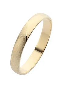 Trauring Firetti "Schmuck Geschenk Gold 375 Hochzeit Ehering Trauring "LIEBE" Gr. 16,5, gold (gelbgoldfarben), Fingerringe, Damen, 16,5, ohne Brillant, Gelbgold 375, 3,5mm, Trauring, Made in Germany, wahlweise mit oder ohne Brillant