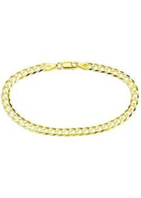 Armband Bruno Banani "Schmuck Geschenk Silber 925 Armschmuck Armkette Panzerkette" Gr. 19, gold (gelbgoldfarben), Armb&auml;nder, Herren, 19, Silber 925 (Sterlingsilber), Armband