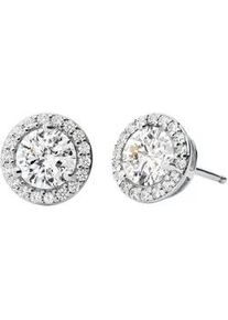 Paar Ohrstecker Michael Kors "Schmuck Geschenk Silber 925 Ohrringe PREMIUM", silber (silberfarben, kristallwei&szlig;), Ohrringe, Damen, 7,7mm, Silber 925 (Sterlingsilber), mit Zirkonia (synth.)