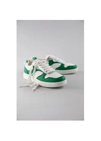 Sneaker ANISTON SHOES, Damen, Gr. 40, gr&uuml;n (wei&szlig;, gr&uuml;n), Lederimitat, Schuhe Skaterschuh Sneaker low Retrosneaker, Freizeitschuh, Halbschuh, Schn&uuml;rschuh - NEUE KOLLEKTION