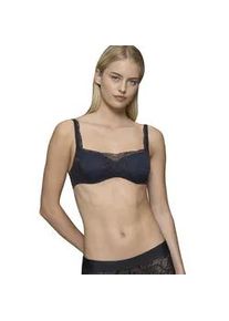 Balconette-BH Triumph "Body Make-Up Illusion Lace", Damen, Gr. 75, Cup E, schwarz, Microtouch, Obermaterial: 51% Polyamid, 37% Polyester, 12% Elasthan, leicht gl&auml;nzend, unifarben, BHs Balconette-BH, Komfort B&uuml;gel, gepolstert, weiche Spitze