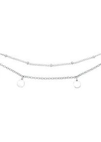 Choker Elli "Schmuck Geschenk Silber 925 Kette mit K&uuml;gelchen" Gr. 36, silber (silberfarben), Halsketten, Damen, 36, Silber 925 (Sterlingsilber), L: 36 38 B: 1,1mm, B:1,1mm