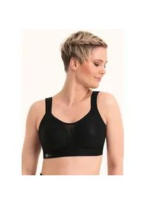 Sport-BH Anita ACTIVE "Smart Control", Damen, Gr. 100, Cup D, schwarz, Stoff, Obermaterial: 49% Polyamid, 31% Elasthan, 20% Polyester, Mesh, Netz, clean, matt, unifarben, regular fit, BHs Sport-BH, Cups vorgeformt, weich, nahtlos, schlicht, breites Unterbrustband