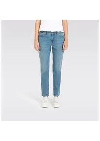 Stretch-Jeans MAC "Melanie", Damen, Gr. 34, L&auml;nge 30, blau (summer light blau basic), Denim/Jeans, Obermaterial: 97% Baumwolle, 3% Elasthan, figurbetont normal, Jeans, Gerade geschnitten, Topseller