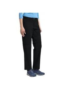 Zip-off-Hose Jack Wolfskin "PICO TRAIL ZIP OFF PANTS W", Damen, Gr. 40, N-Gr, schwarz, Obermaterial: 100% Polyester, Hosen, Atmungsaktiv & schnell trocknend & zwei Tragevarianten