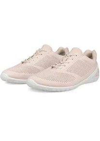 Sneaker Ecco "Biom Lite W", Damen, Gr. 37, rosa (altrosa), Leder, Schuhe Sneaker, Freizeitschuh, Halbschuh, Schn&uuml;rschuh in moderner Optik