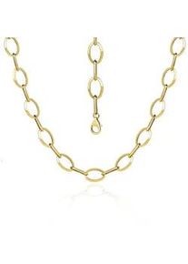 Charm-Kette Firetti "Schmuck Geschenk Gold 585, Langankerkette, ca. 10 mm breit" Gr. 45, gold (gelbgoldfarben), Halsketten, Damen, 45, Gelbgold 585, B: 10mm, Made in Germany, B:10mm