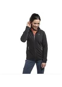 Sch&ouml;ffel Fleecejacke SCH&Ouml;FFEL "Fleece Jk Style Ash WMS", Damen, Gr. 36, schwarz, Fleece, Obermaterial: 100% Polyester, unifarben, hoch geschlossener Ausschnitt, eingesetzt eingefasste Kante, Jacken Fleecejacke