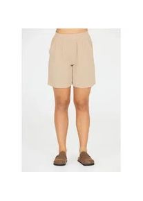 Shorts CRUZ "Melany", Damen, Gr. 36, EURO-Gr&ouml;&szlig;en, beige (ecru), 100% Baumwolle, unifarben, Hosen Shorts, aus reiner Baumwolle