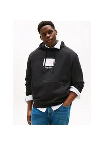 Tommy Hilfiger Big & Tall Kapuzensweatshirt "BT-ITHACA FLAG HOODIE-B", Herren, Gr. 5XL, schwarz, Sweatware, Obermaterial: 100% Baumwolle, TOMMY HILFIGER BIG & TALL, unifarben, regular fit normal, Rundhals, eingesetzt Rippb&uuml;ndchen, Sweatshirts, Gro&szlig;e Gr&ouml;&szlig;en