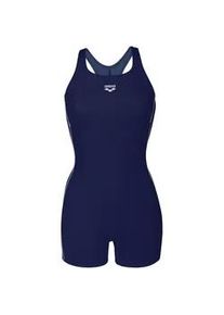Badeanzug arena "W FINDING HL R", Damen, Gr. 38, N-Gr, blau (navy, wei&szlig;), Obermaterial: 100% Polyester, Badeanz&uuml;ge Badeanzug, sportlich, chlorbest&auml;ndig, schnelltrocknend, mit UV-Schutz UPF50+