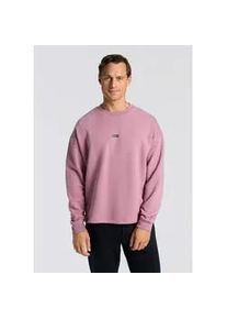 HUGO BOSS Sweatshirt HUGO BLUE "Naviu", Herren, Gr. L, rosa (schwarz pink656), Sweatware, Obermaterial: 100% Baumwolle, regular fit h&uuml;ftlang, Rundhals, B&uuml;ndchen, Sweatshirts Sweatshirt, mit R&uuml;ckendruck