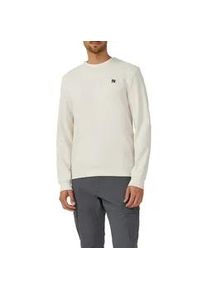 Sweatshirt s.Oliver, Herren, Gr. 3XL, beige (ecru), Sweatware, Obermaterial: 70% Baumwolle, 30% Polyester, unifarben, regular fit taillenbedeckt, Rundhals, Rippb&uuml;ndchen, Sweatshirts Sweatshirt, mit Logo Stickerei