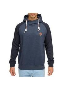 Kapuzensweatshirt INDICODE "INMarybank", Herren, Gr. M, navy mel, Sweatware, Obermaterial: 60% Baumwolle, 40% Polyester, meliert, regular fit normal, Rundhals, Rippb&uuml;ndchen, Sweatshirts