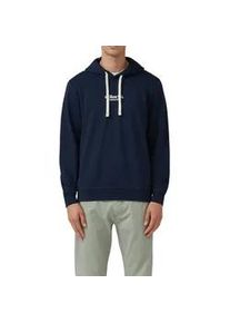 Hoodie s.Oliver, Herren, Gr. XXL, blau, Sweatware, Obermaterial: 70% Baumwolle, 30% Polyester, unifarben, regular fit normal, ohne Ausschnitt, Rippb&uuml;ndchen, Sweatshirts Hoodie, mit Logo Schriftzug