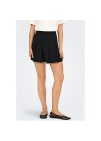 Faltenrock Only "ONLFILLA PLEATED SKIRT JRS", Damen, Gr. M (38), schwarz, Jersey, Obermaterial: 73% Viskose, 22% Polyester, 5% Elasthan, unifarben, kurz, R&ouml;cke