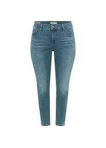 Levi's Skinny-fit-Jeans LEVI'S PLUS "311 PL SHAPING SKINNY *D", Damen, Gr. 18 (50), L&auml;nge 30, liberty life, Denim/Jeans, Obermaterial: 85% Baumwolle, 7% Lyocell, 6% Elastomultiester, 2% Elasthan, skinny fit kn&ouml;chellang, Jeans, figurformend mit Stretch