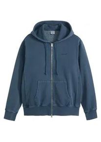 Levi's Kapuzensweatjacke LEVI'S, Herren, Gr. XXL, sargasso sea garment, Sweatware, Obermaterial: 88% Baumwolle, 12% Polyester, unifarben, bequem h&uuml;ftbedeckend, Rundhals, B&uuml;ndchen, Sweatjacken, mit Logo-Stickerei