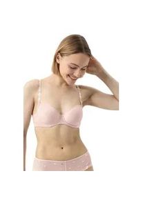 B&uuml;gel-BH Mey "Pretty Joan", Damen, Gr. 75, Cup C, rosa (blossom), Obermaterial: 77% Polyamid, 23% Elasthan, BHs B&uuml;gel-BH, Half-Cup, multicolor-Tr&auml;gerstickerei