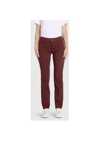 Stretch-Jeans MAC "Dream", Damen, Gr. 34, L&auml;nge 32, rot (bordeaux ppt), Denim/Jeans, Obermaterial: 88% Baumwolle, 8% Elastomultiester, 4% Elasthan, eng normal, Jeans, mit Stretch f&uuml;r den perfekten Sitz, Topseller