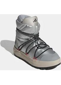 Sneaker Adidas SPORTSWEAR "Adidas X MOON BOOT ACE MID", Herren, Gr. 39, matte silber, core schwarz, lucid rot, Synthetik, Textil, Schuhe Sneaker