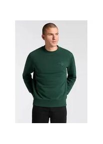 Sweatshirt Gant "TONAL SHIELD", Herren, Gr. 3XL, gr&uuml;n (tartan gr&uuml;n), Sweatware, Obermaterial: 100% Baumwolle, regular fit, Rundhals, Rippb&uuml;ndchen, Sweatshirts Sweatshirt, Rundhals, regular fit, basic