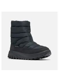 Winterstiefel Columbia "SNOWTROTTM MID", Damen, Gr. 38,5, schwarz (schwarz, titanium ii), Mesh, Synthetik, Schuhe Winterstiefel, Winterschuhe, Winterboots, Snowboots, wasserdicht, w&auml;rmend