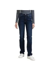 Straight-Jeans Tom Tailor "Style ELVA", Damen, Gr. 34, L&auml;nge 30, grau (clean schwarz stone), Denim/Jeans, Obermaterial: 92% Baumwolle, 6% Polyester, 2% Elasthan. Futter: 65% Baumwolle, 35% Polyester, unifarben, straight fit lang, Jeans Straight-Jeans, mit Stretch