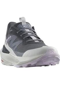 Outdoorschuh Salomon "ELIXIR ACTIV GORE-TEX W", Damen, Gr. 39, grau (india ink, glacier gray, orchid petal), Synthetik, Textil, Schuhe Outdoorschuh, wasserdicht