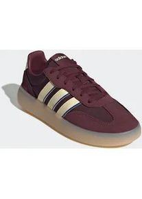 Sneaker Adidas SPORTSWEAR "BARREDA DECODE", Damen, Gr. 42, braun (maroon, warm vanilla, royal blau), Leder, Textil, Schuhe Sneaker, inspiriert vom Design des Adidas handball spezial