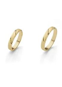 Trauring Firetti "Schmuck Geschenk Gold 375 Hochzeit Ehering Partnerring "LIEBE" Gr. 72, gold (gelbgoldfarben), Fingerringe, Damen, 72, Gelbgold 375, 3,5mm, Trauring, Made in Germany