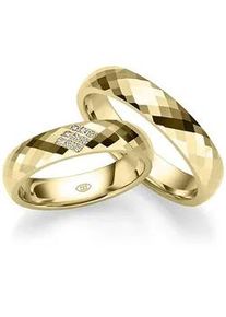 Phoenix Trauring PH&Ouml;NIX "Schmuck Geschenk Partnerring Ehering Goldring" Gr. 55, gelbgoldfarben, Fingerringe, Damen, 55, ohne Zirkonia, Gelbgold 333, 4mm, Trauring, Made in Germany - wahlweise mit oder ohne Zirkonia