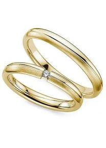 Phoenix Trauring PH&Ouml;NIX "Schmuck Geschenk Partnerring Ehering Goldring" Gr. 65, gelbgoldfarben, Fingerringe, Damen, 65, ohne Brillant, Gelbgold 333, 3mm, Trauring, Made in Germany - wahlweise mit oder ohne Brillant