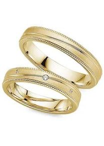 Phoenix Trauring PH&Ouml;NIX "Schmuck Geschenk Partnerring Ehering Goldring" Gr. 50, gelbgoldfarben, Fingerringe, Damen, 50, ohne Zirkonia, Gelbgold 333, 4mm, Trauring, Made in Germany - wahlweise mit oder ohne Zirkonia