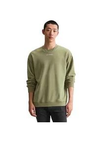 Marc O'Polo Sweatshirt MARC O'POLO DENIM, Herren, Gr. M, oak ash, Sweatware, Obermaterial: 100% Baumwolle, relaxed fit, Rundhals, Rippb&uuml;ndchen, Sweatshirts Sweatshirt, Gerippter Rundhals, relaxed fit, weiche Innenseite