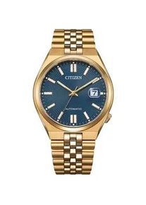 Automatikuhr Citizen "TSUYOSA 60h", ros&eacute;goldfarben, blau, Armbanduhren, Damen, Automatikuhr, Armbanduhr, Damenuhr, Herrenuhr, Mechanische Uhr, Edelstahlarmband