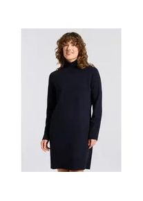 Strickkleid Gant "SUPERFINE LAMBSWOOL KNIT", Damen, Gr. XXL, N-Gr, evening blau, Strick, Obermaterial: 100% Wolle, ca. Mitte Knie, Rippb&uuml;ndchen, Kleider Strickkleid, Winterkleid, relaxed fit, Rollkragen, aus reiner Wolle